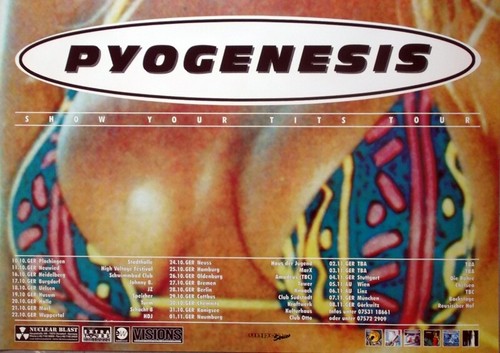 Pyogenesis 1997 plakat - plakat,